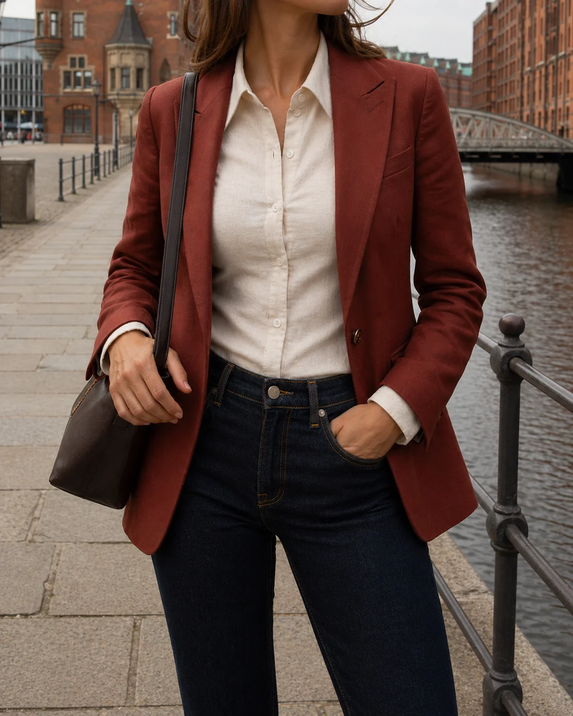Hamburg in June - Blend In outfit styled for Hamburg