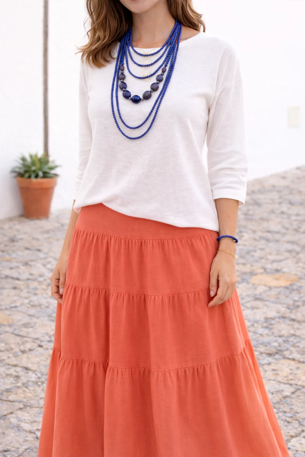 Ibiza outfit strategy — stand out in #FF7F50